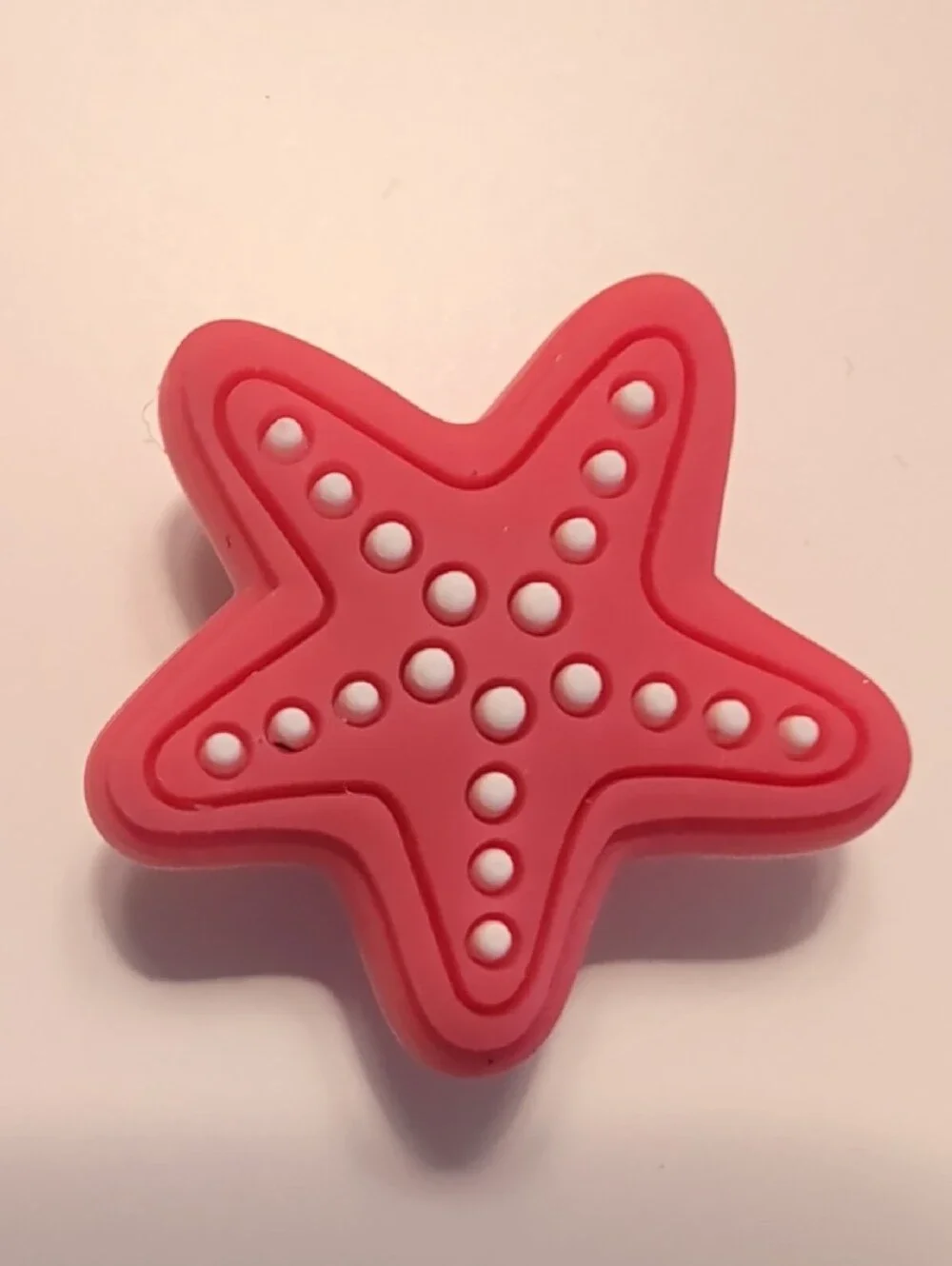 Red Starfish Shoe Charm
